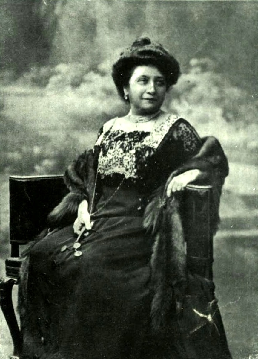 Da un articolo sulla morte di Virginia Treves-Tedeschi in «Illustrazione italiana», 1916. <br>
Biblioteca Comunale Centrale - Palazzo Sormani, Milano. 